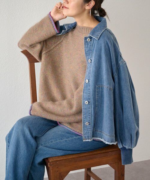 BEARDSLEY / ビアズリー ニット・セーター | カラフルローゲージニット | 詳細17