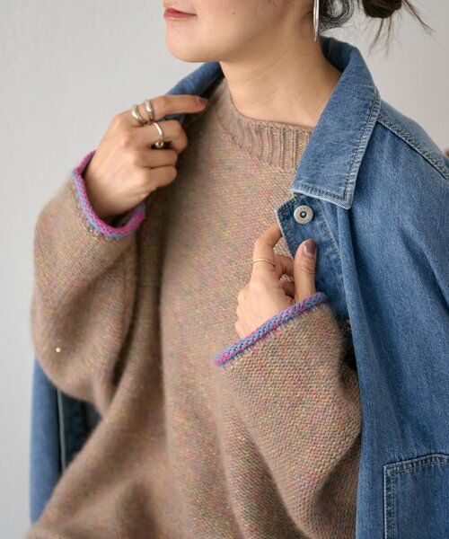 BEARDSLEY / ビアズリー ニット・セーター | カラフルローゲージニット | 詳細18