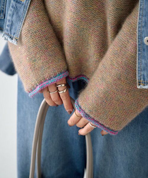 BEARDSLEY / ビアズリー ニット・セーター | カラフルローゲージニット | 詳細19