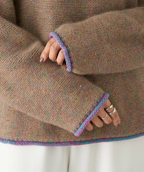 BEARDSLEY / ビアズリー ニット・セーター | カラフルローゲージニット | 詳細7