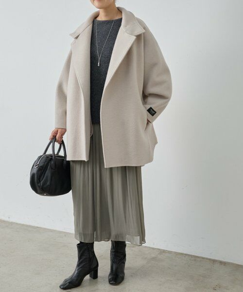 BEARDSLEY リバーシブル ドットコート BEARDSLEY｜ドルマンリバーコート | Rakuten Fashion(楽天