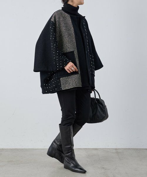 BEARDSLEY / ビアズリー その他アウター | パッチワークポンチョコート | 詳細14