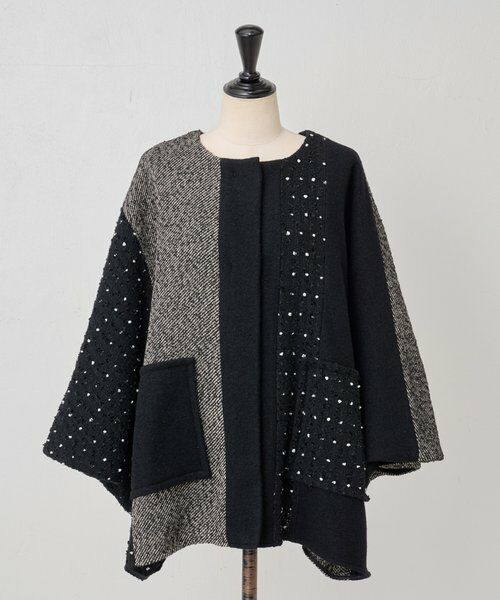 BEARDSLEY / ビアズリー その他アウター | パッチワークポンチョコート | 詳細17