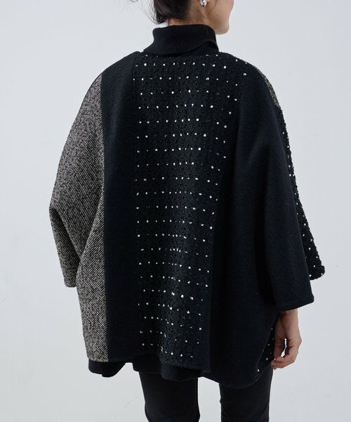 BEARDSLEY / ビアズリー その他アウター | パッチワークポンチョコート | 詳細4