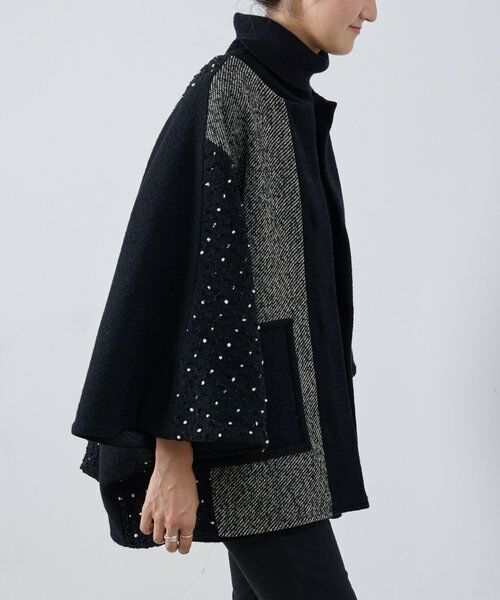 BEARDSLEY / ビアズリー その他アウター | パッチワークポンチョコート | 詳細6