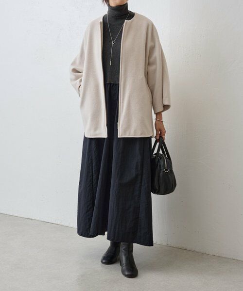 BEARDSLEY / ビアズリー ロング・マキシ丈ワンピース | ニットコンビギャザーワンピース | 詳細22