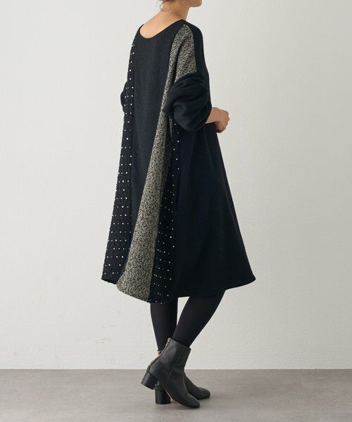 BEARDSLEY / ビアズリー ロング・マキシ丈ワンピース | 前後パッチワークミディワンピース | 詳細18