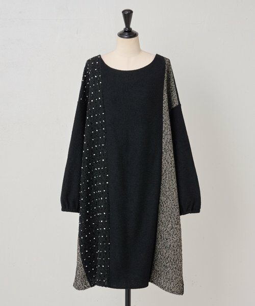 BEARDSLEY / ビアズリー ロング・マキシ丈ワンピース | 前後パッチワークミディワンピース | 詳細23