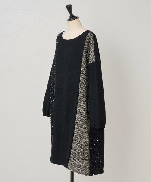 BEARDSLEY / ビアズリー ロング・マキシ丈ワンピース | 前後パッチワークミディワンピース | 詳細25