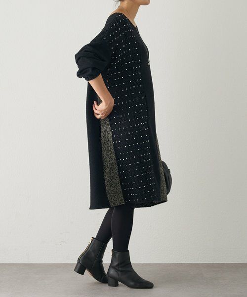 BEARDSLEY / ビアズリー ロング・マキシ丈ワンピース | 前後パッチワークミディワンピース | 詳細3