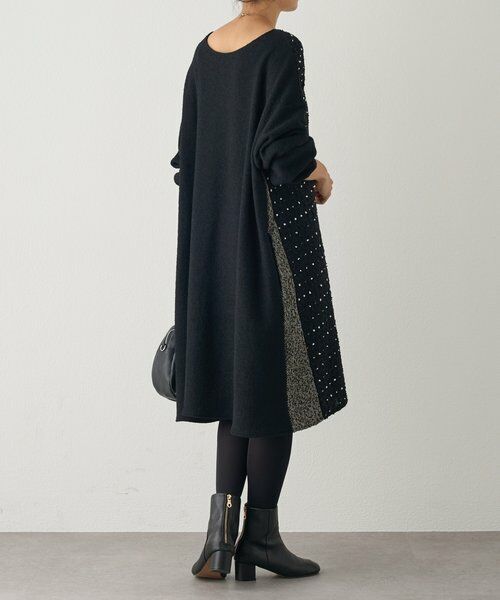 BEARDSLEY / ビアズリー ロング・マキシ丈ワンピース | 前後パッチワークミディワンピース | 詳細4