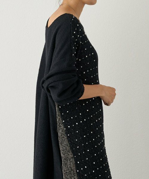 BEARDSLEY / ビアズリー ロング・マキシ丈ワンピース | 前後パッチワークミディワンピース | 詳細8