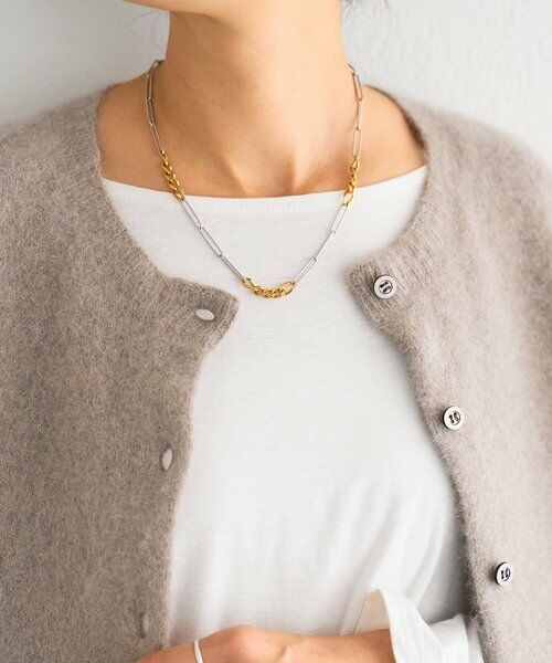 BEARDSLEY / ビアズリー リング | ミックスチェーンネックレス | 詳細2