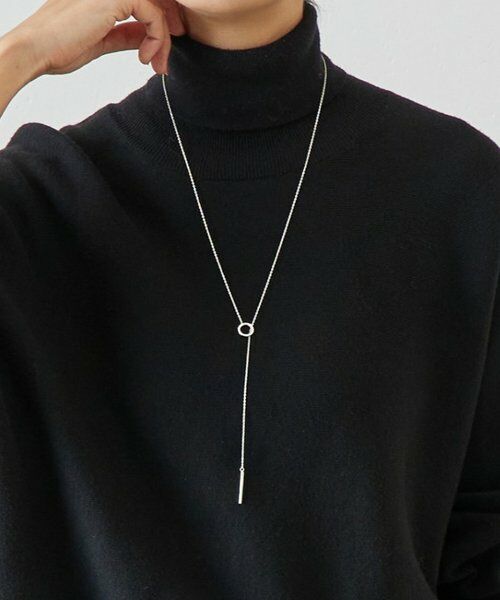 BEARDSLEY/ビアズリー ロングチェーンY字ネックレス シルバー F BEARDSLEY/ビアズリー ロングチェーンY字ネックレス シルバー F
