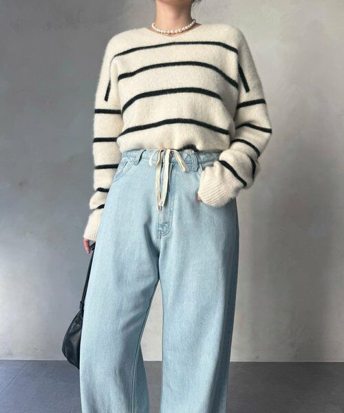 BEARDSLEY / ビアズリー ニット・セーター | FOXウールVネックニット | 詳細12