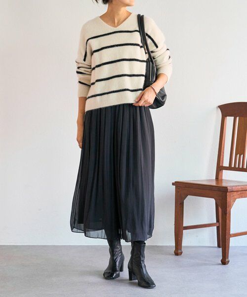 BEARDSLEY / ビアズリー ニット・セーター | FOXウールVネックニット | 詳細14