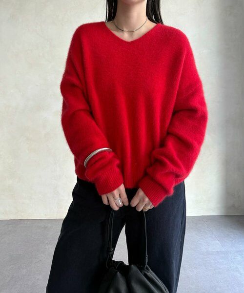 BEARDSLEY / ビアズリー ニット・セーター | FOXウールVネックニット | 詳細2