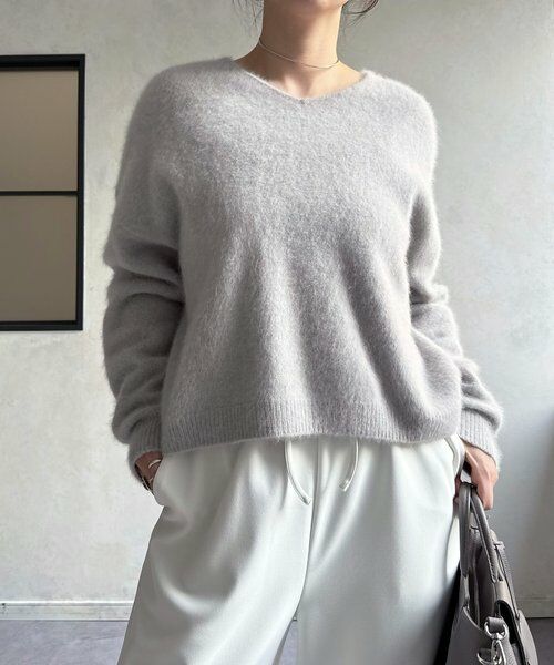 BEARDSLEY / ビアズリー ニット・セーター | FOXウールVネックニット | 詳細21