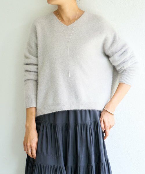 BEARDSLEY / ビアズリー ニット・セーター | FOXウールVネックニット | 詳細24