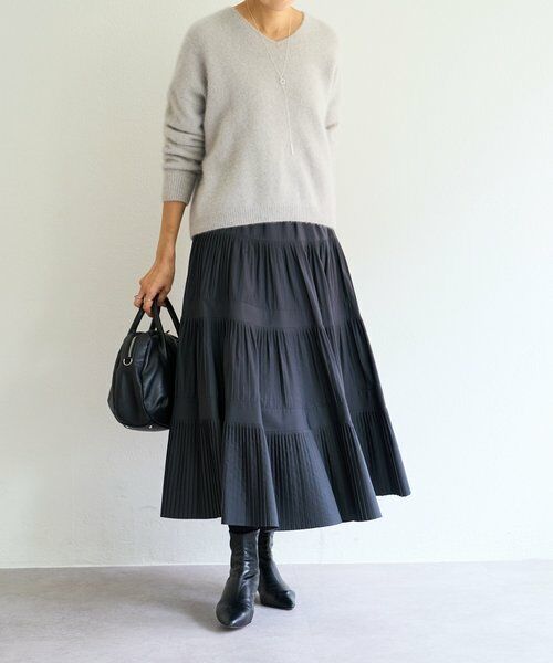 BEARDSLEY / ビアズリー ニット・セーター | FOXウールVネックニット | 詳細27