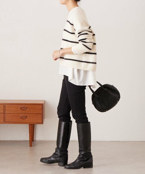 BEARDSLEY / ビアズリー ニット・セーター | FOXウールVネックニット | 詳細7