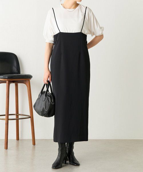 BEARDSLEY/ビアズリー トロミ2WAYスカート ブラック F BEARDSLEY/ビアズリー トロミ2WAYスカート ブラック F