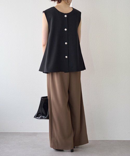 BEARDSLEY / ビアズリー シャツ・ブラウス | ジョーゼット前後フレアブラウス | 詳細16