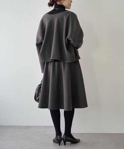 BEARDSLEY / ビアズリー ロング・マキシ丈スカート | メルトンジャージーフレアミディスカート | 詳細7