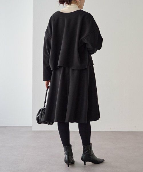 BEARDSLEY / ビアズリー ロング・マキシ丈スカート | メルトンジャージーフレアミディスカート | 詳細23