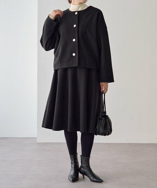 BEARDSLEY / ビアズリー ロング・マキシ丈スカート | メルトンジャージーフレアミディスカート | 詳細24