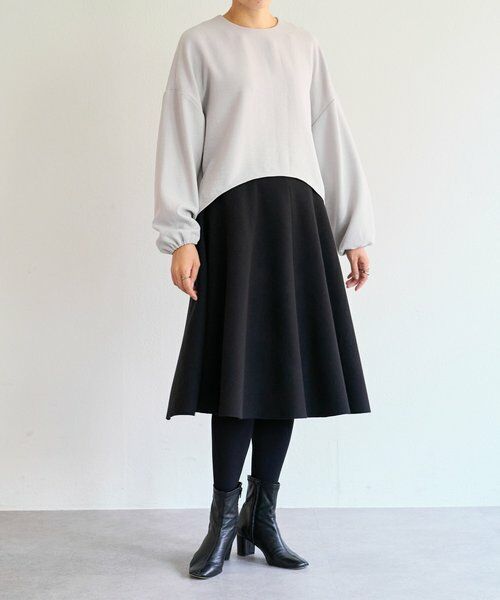 BEARDSLEY / ビアズリー ロング・マキシ丈スカート | メルトンジャージーフレアミディスカート | 詳細25