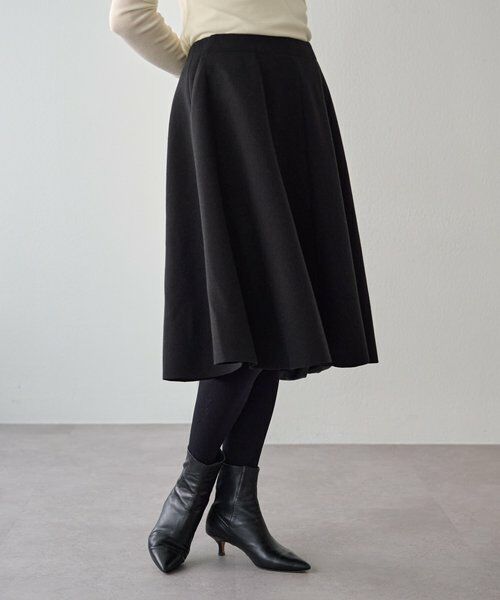 BEARDSLEY / ビアズリー ロング・マキシ丈スカート | メルトンジャージーフレアミディスカート | 詳細16