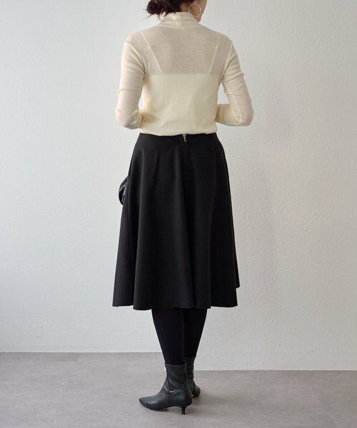 BEARDSLEY / ビアズリー ロング・マキシ丈スカート | メルトンジャージーフレアミディスカート | 詳細18