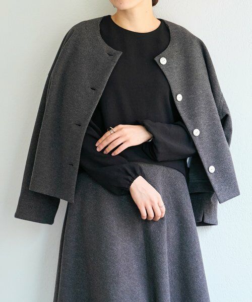 BEARDSLEY / ビアズリー カットソー | メルトンジャージー前後プルオーバー | 詳細12