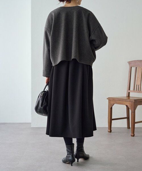 BEARDSLEY / ビアズリー カットソー | メルトンジャージー前後プルオーバー | 詳細15