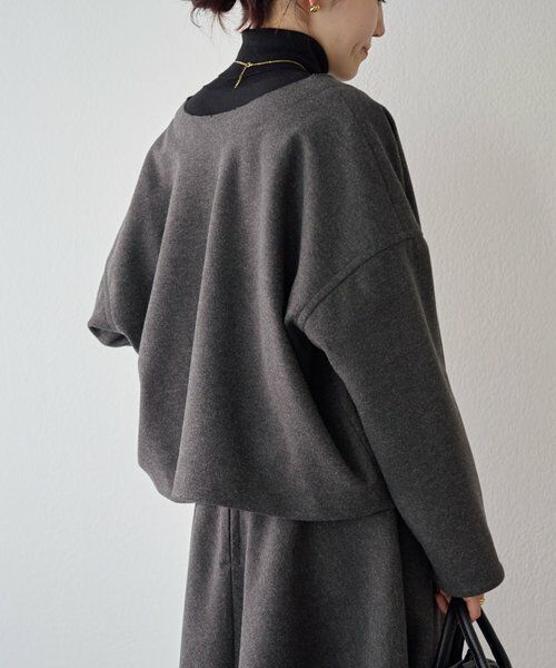 BEARDSLEY / ビアズリー カットソー | メルトンジャージー前後プルオーバー | 詳細3