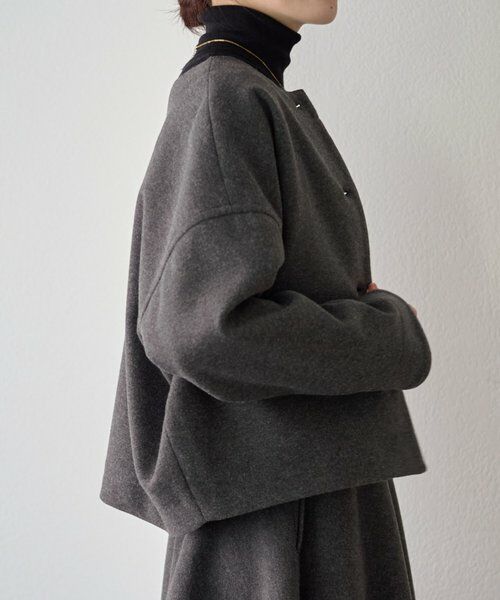 BEARDSLEY / ビアズリー カットソー | メルトンジャージー前後プルオーバー | 詳細4