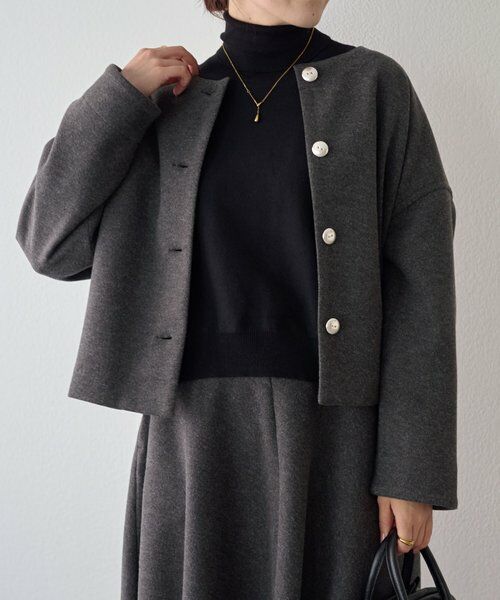 BEARDSLEY / ビアズリー カットソー | メルトンジャージー前後プルオーバー | 詳細5