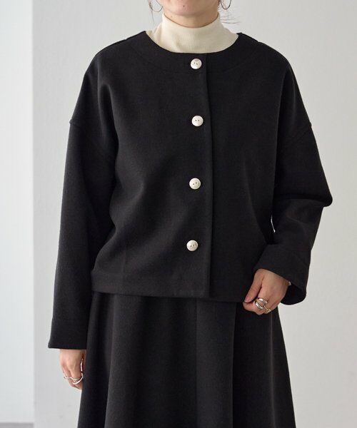 BEARDSLEY / ビアズリー カットソー | メルトンジャージー前後プルオーバー | 詳細16