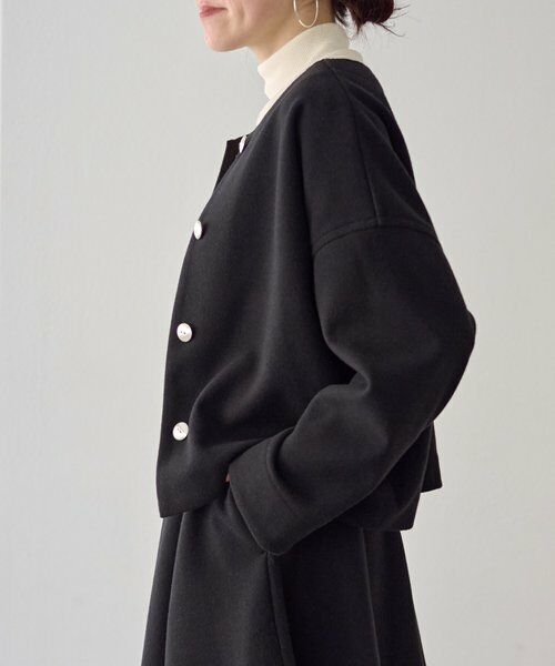 BEARDSLEY / ビアズリー カットソー | メルトンジャージー前後プルオーバー | 詳細25