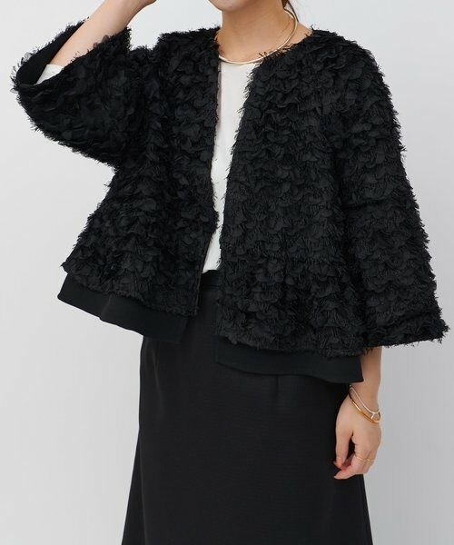 BEARDSLEY / ビアズリー その他アウター | フリンジ刺繍ブルゾン | 詳細12