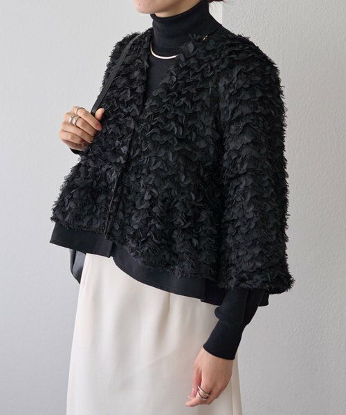 BEARDSLEY / ビアズリー その他アウター | フリンジ刺繍ブルゾン | 詳細2