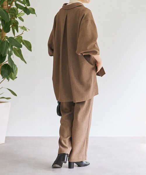 BEARDSLEY / ビアズリー その他アウター | メランジピンヘッドシャツジャケット | 詳細15