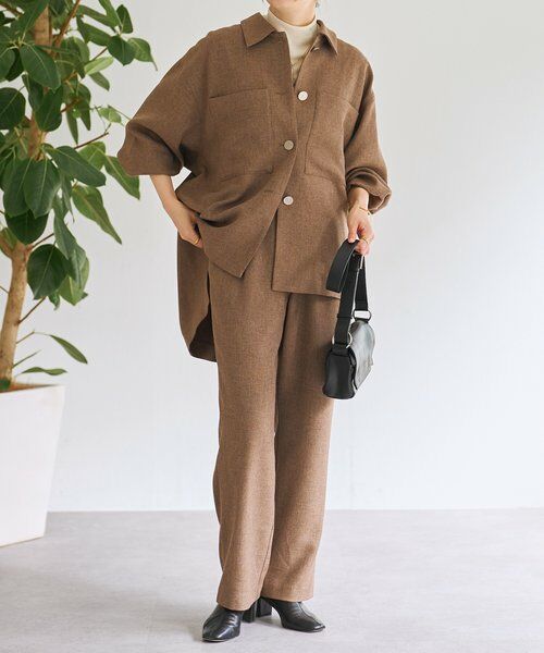 BEARDSLEY / ビアズリー その他アウター | メランジピンヘッドシャツジャケット | 詳細17