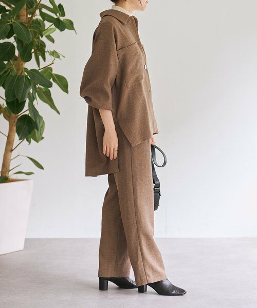 BEARDSLEY / ビアズリー その他アウター | メランジピンヘッドシャツジャケット | 詳細2