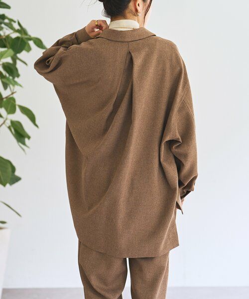 BEARDSLEY / ビアズリー その他アウター | メランジピンヘッドシャツジャケット | 詳細21