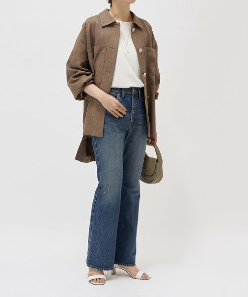 BEARDSLEY / ビアズリー その他アウター | メランジピンヘッドシャツジャケット | 詳細24