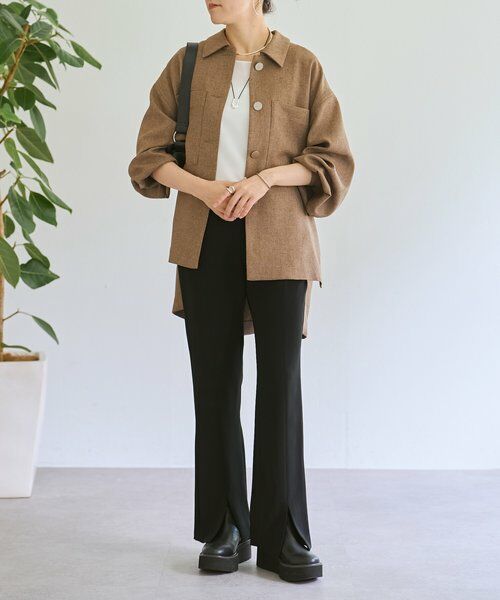 BEARDSLEY / ビアズリー その他アウター | メランジピンヘッドシャツジャケット | 詳細30