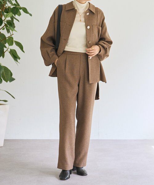 BEARDSLEY / ビアズリー その他アウター | メランジピンヘッドシャツジャケット | 詳細5