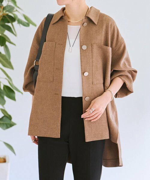 BEARDSLEY ベージュ ジャケット セール】ビッグリラックスジャケット（テーラードジャケット